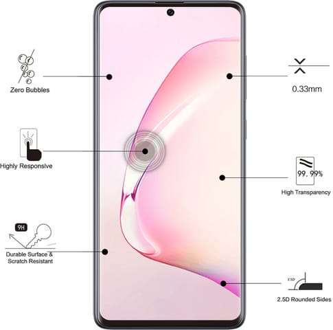 Eiger Galaxy Note10 Lite screen protector 3D Glas black