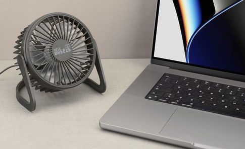 Celluarline Desk Breeze Ventilator Black