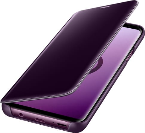 Samsung Galaxy S9 plus Clear View Flip-Cover violette