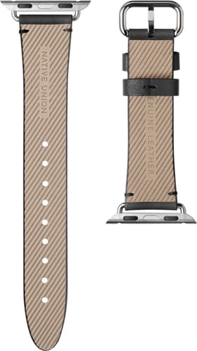 Native Union Apple Watch Strap Leather black (42/44/45mm)