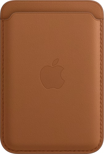 Apple iPhone Leather Wallet with MagSafe Saddle Brown