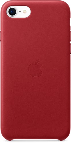 Apple iPhone SE 2020 Leather Backcover red