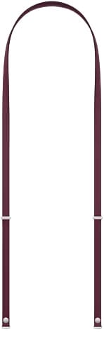 Apple Crossbody Strap Burgundy