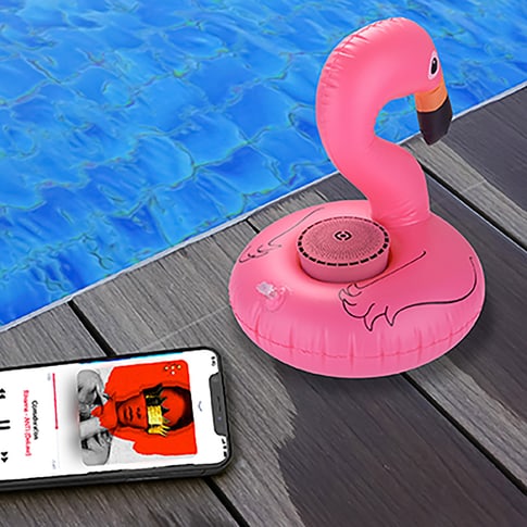 Celly Pool Speaker Flamingo
