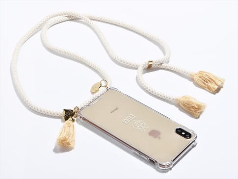 Etuui Galaxy S21 Necklace Silicon Cover white