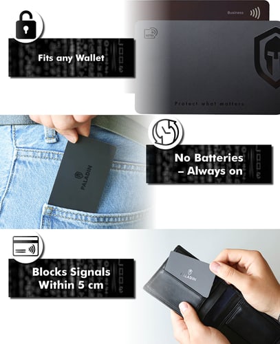Paladin NFC/RFID Blocker Card