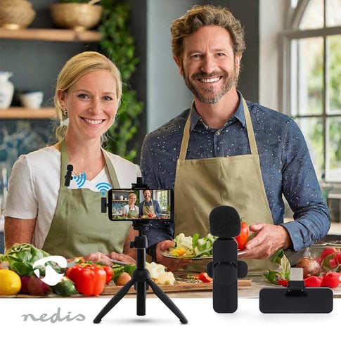 Nedis Microphone USB-C Black