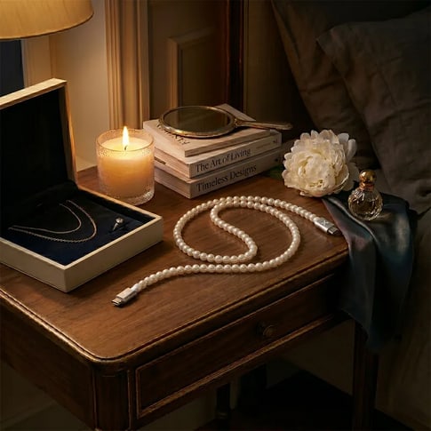 Kisten Trends Data & Charging Cable Pearls USB C to USB C (1m)