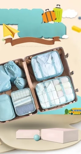 Apfelkiste Koffer Organizer Reise Gepäck (8in1)