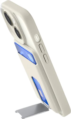 LAUT Flexi Prop Wallet with MagSafe light yellow