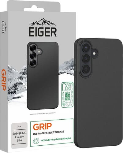 Eiger Galaxy S26 TPU Grip Case black (b2b)