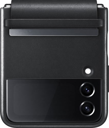 Samsung Galaxy Z Flip4 Backcover Leather black