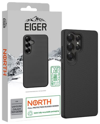 Eiger Galaxy S25 Ultra North Backcover Black (b2b)