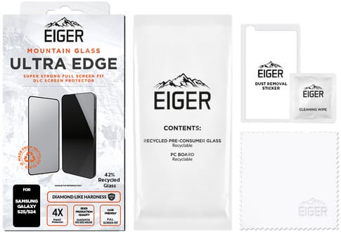 Eiger Galaxy S25 Ultra Edge Glass Screen Protector