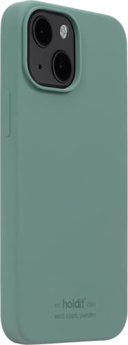 Holdit iPhone 13 mini Silicone Case Green