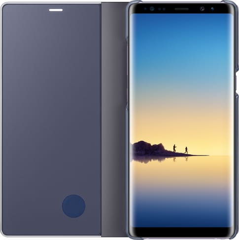Samsung Galaxy Note8 Clear View Flip-Cov orchid gray