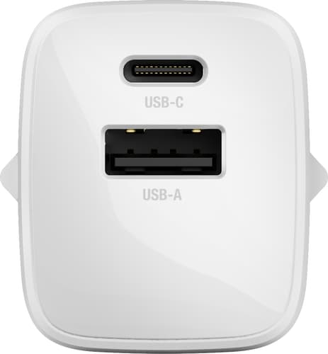 Fresh'N Rebel 30W PD Charger USB-A+USB-C Ice Grey