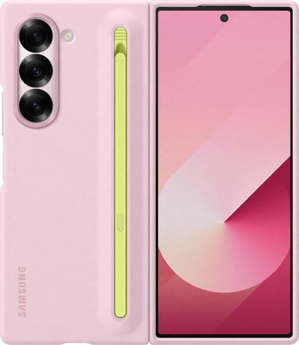 Samsung Z Fold6 slim S-pen Backcover Pink