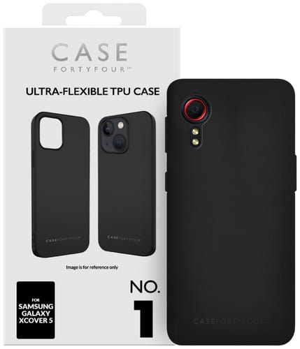 Case 44 Galaxy XCover 5 Silicone Cover Black (b2b)