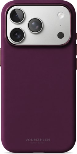 Vonmählen Soft Silicone Case iPhone 18 Pro Burgundy
