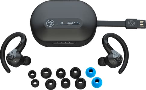 JLAB Epic Air Sport True Wireless ANC in ear earphones black