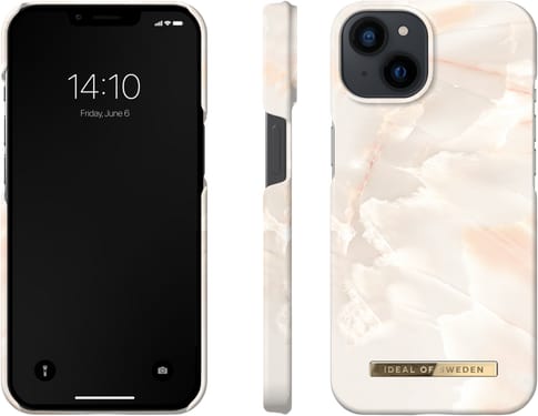 iDeal of Sweden iPhone 14 Plus Cover Marble Rose