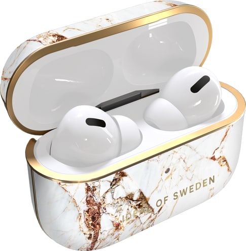 iDeal of Sweden Airpods Pro Hard Case Marble White/Gold