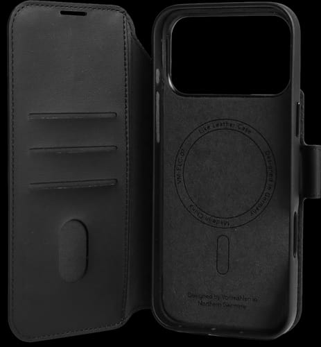 Vonmählen iPhone 17 Pro Folio Bookcover Black
