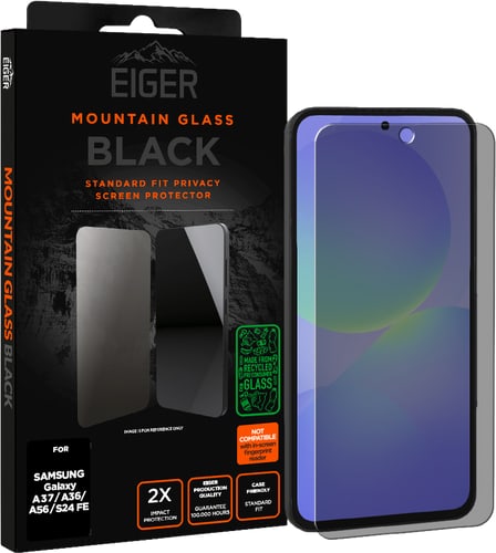 Eiger Galaxy A37/A36/A56/S24 FE Glass Screen Protector Priva