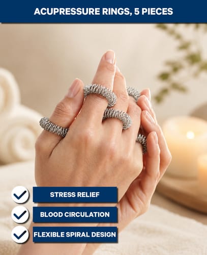 AK Kisten Basics Massage Finger Relaxation Ring 5pc