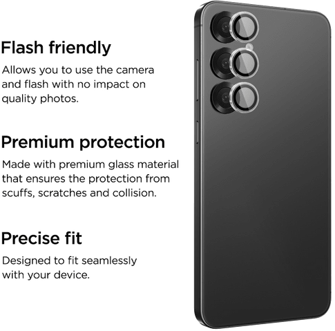 Eiger Galaxy S25 Mountain Glas Camera Ring Protector