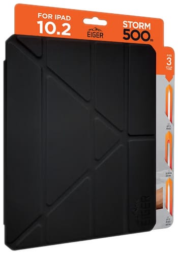 Eiger iPad 10.2 (19/20/21) Outdoor Storm Cover Black (b2b)