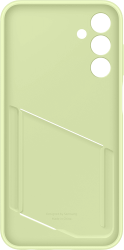 Samsung Galaxy A15 Silicone Backcover Card Slot Lime