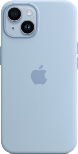 Apple iPhone 14 Silicone Case with MagSafe Sky