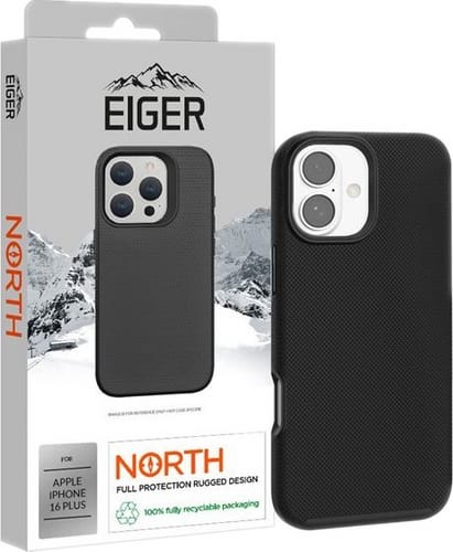 Eiger iPhone 16 Plus North Case black (b2b)