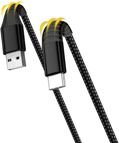 itStyle Premium 3A USB-C to USB-A Charging Data Cable Black (1m)