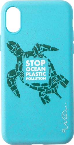 Wilma iPhone X/Xs Eco-Friendly Cover Turtle Blue