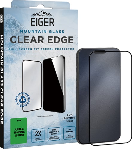 Eiger iPhone 16 Pro Mountain Edge Screen Protector