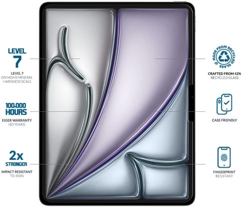 Eiger iPad Pro 13" (2024) Mountain Glass Protector (b2b)