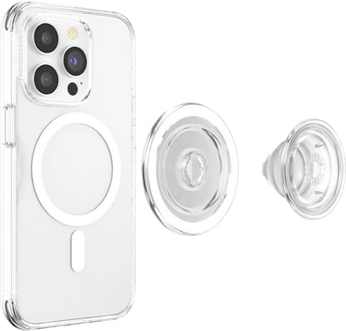 PopSockets PopGrip MS Round Clear