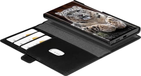dbramante1928 Galaxy S24 Ultra Lynge Bookcover Black