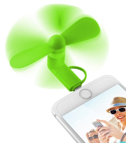 itStyle Funny Air Micro USB Lightning Adapt green
