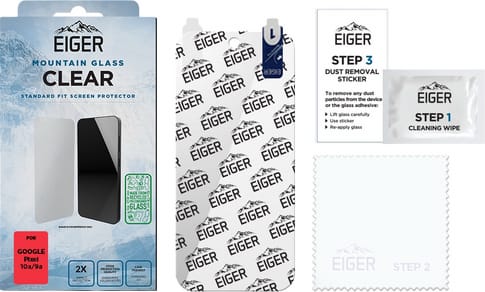Eiger Pixel 10a/9a Clear Glass Screen Protector
