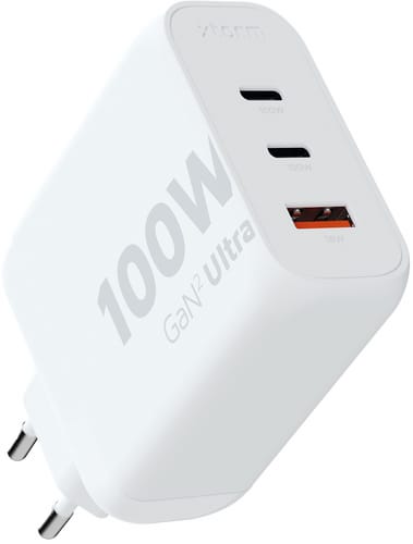 Xtorm GAN Charger XEC100 3-port white