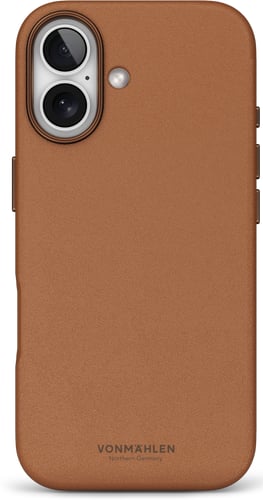 Vonmählen iPhone 17 Like Leather Backcover Brown