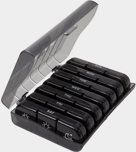 AK Kisten Basics 7 Day Pill Organizer Box (16x12cm)