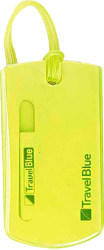 Travel Blue Jelly ID Tag yellow