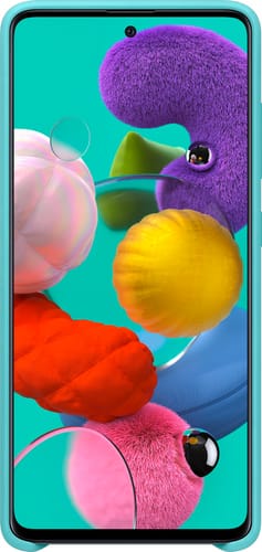 Samsung Galaxy A51 Silicon Backcover blue