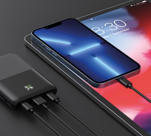 itStyle 10000 mAh 20W USB A-C Mini Powerbank Black