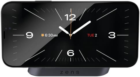 ZENS Magnetic Nightstand Wireless Charger black